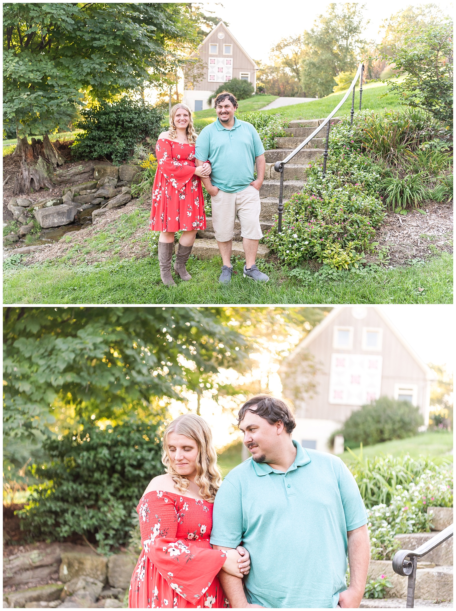 Coshocton, Warsaw, Ohio, Maternity, Momma to be, husband and wife, clary gardens, sunset