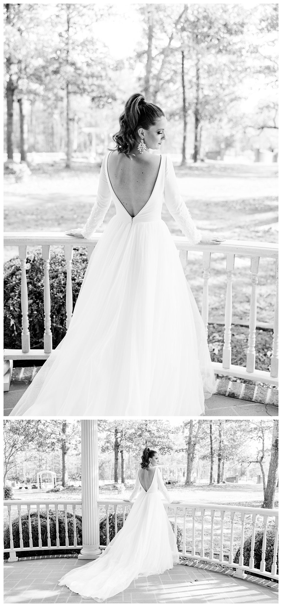 long sleeve bridal gown
