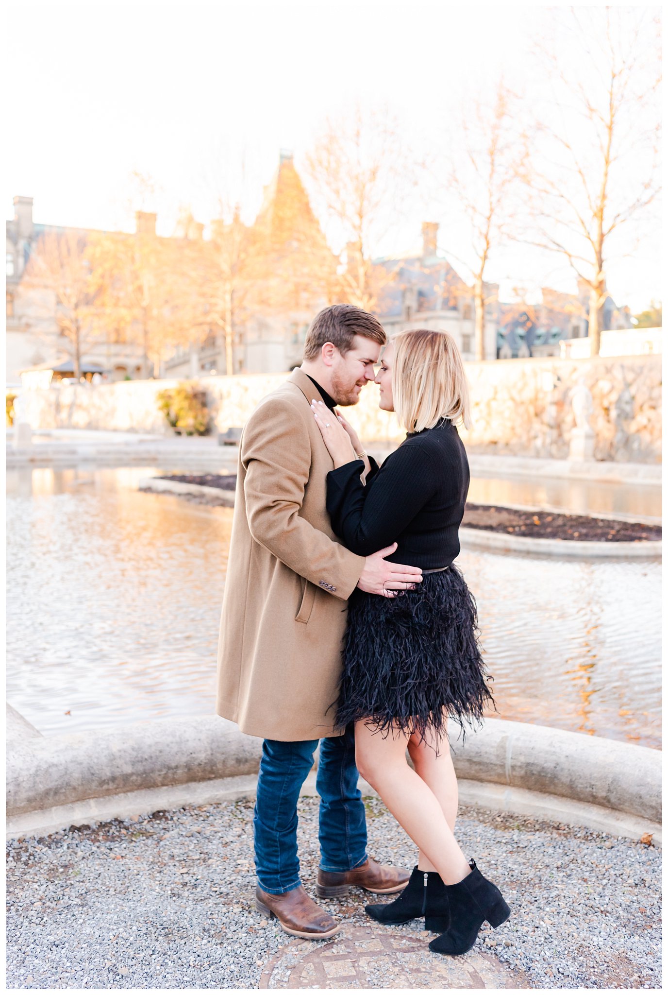 engagement session at the biltmore house