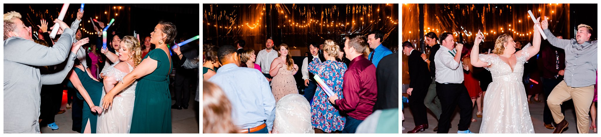 North Carolina wedding photographer captures guests on dance floor