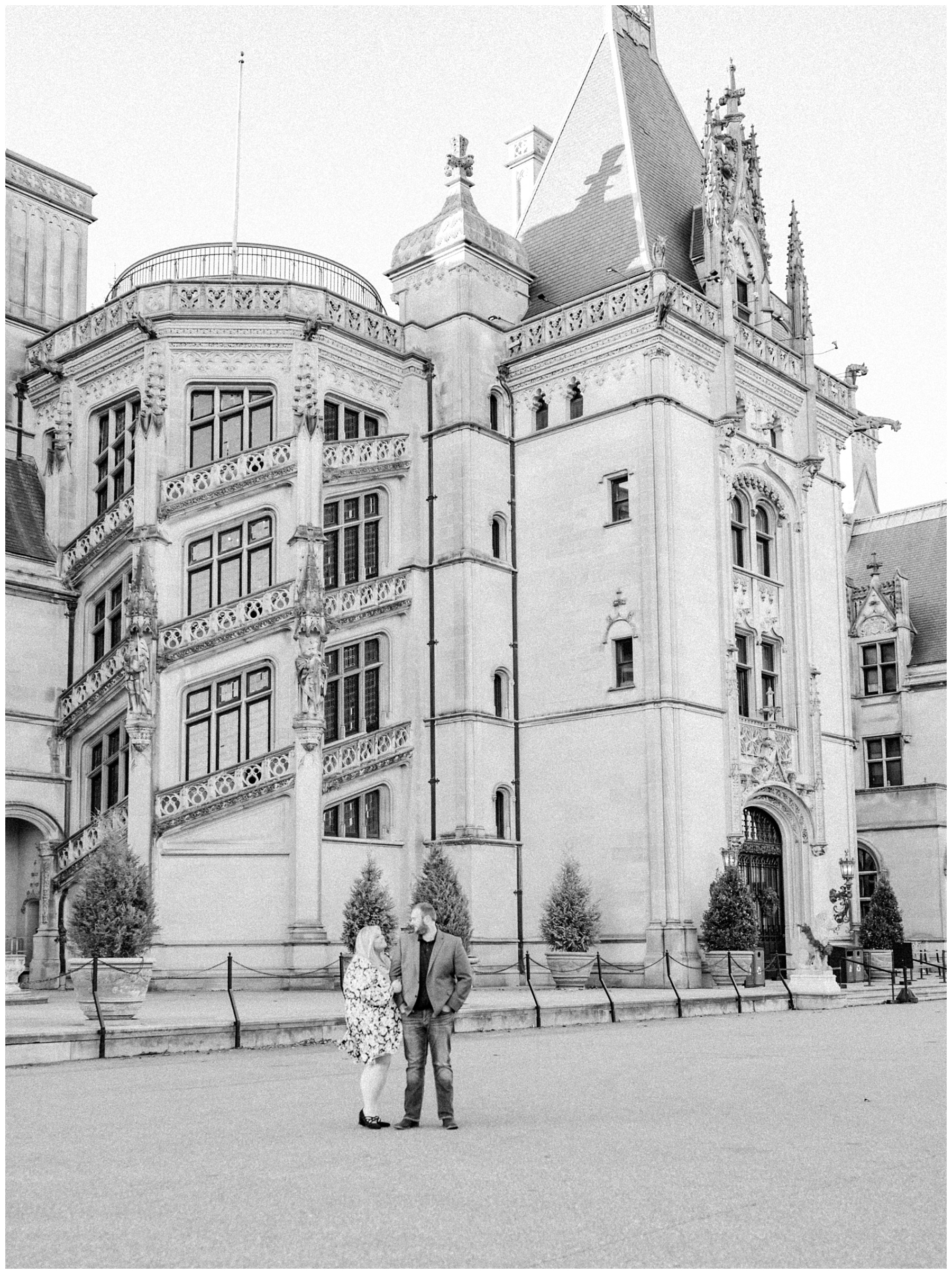 engagement session at the Biltmore Estate in Asheville